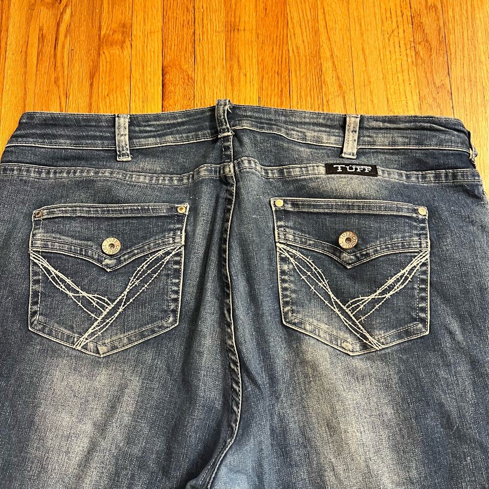 Cowgirl Tuff Jeans Womens 36 X31 Laredo Western Bootcut Blue Denim - Picture 4 of 11